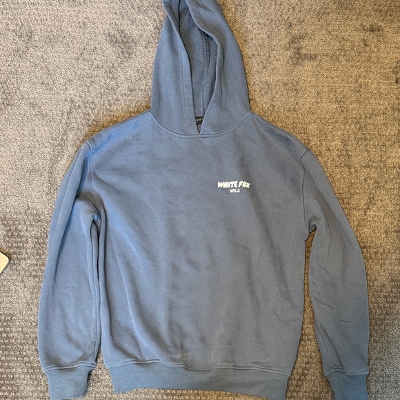 White Fox Boutique Deep Blue Hoodie - Picture 1 of 4